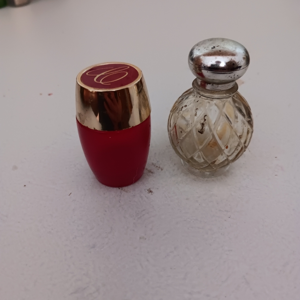 !2 vintage avon bottles.